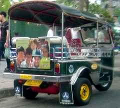Thaise taxi in Bangkok
