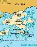 Small map of Hongkong