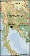 Small map of Thailand
